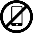 No Phones Icon